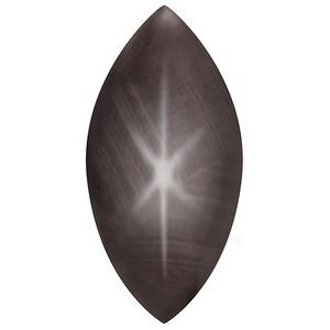 Lot of 10 – 6x3 mm Marquise Natural Black Star Sapphire – Cabochon Cut – AA Quality — Sapphire Row