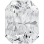 6x4 mm Radiant Natural White Sapphire – Faceted Cut – AA Quality — Sapphire Row