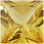 4 mm Square Natural Yellow Sapphire – Princess-Cut – AA Quality — Sapphire Row