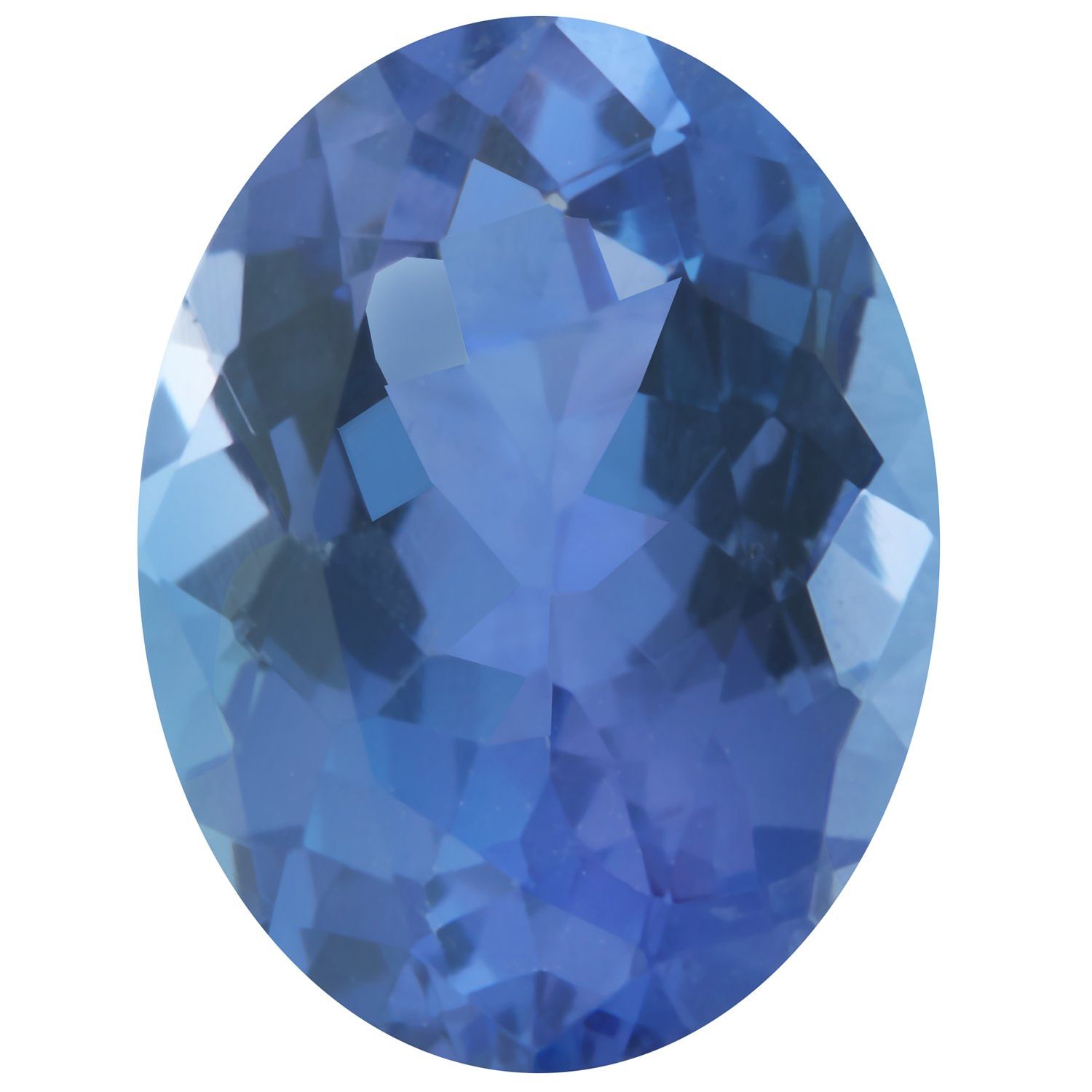 5x4 mm natural purple tanzanite, oval cut | Sapphire Row