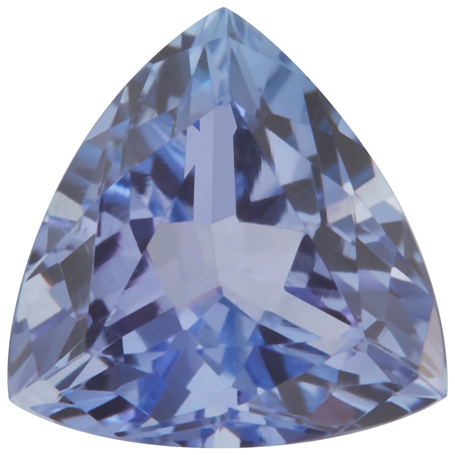6 mm Trillion Natural Purple Tanzanite – Faceted Cut – A Quality — Sapphire Row