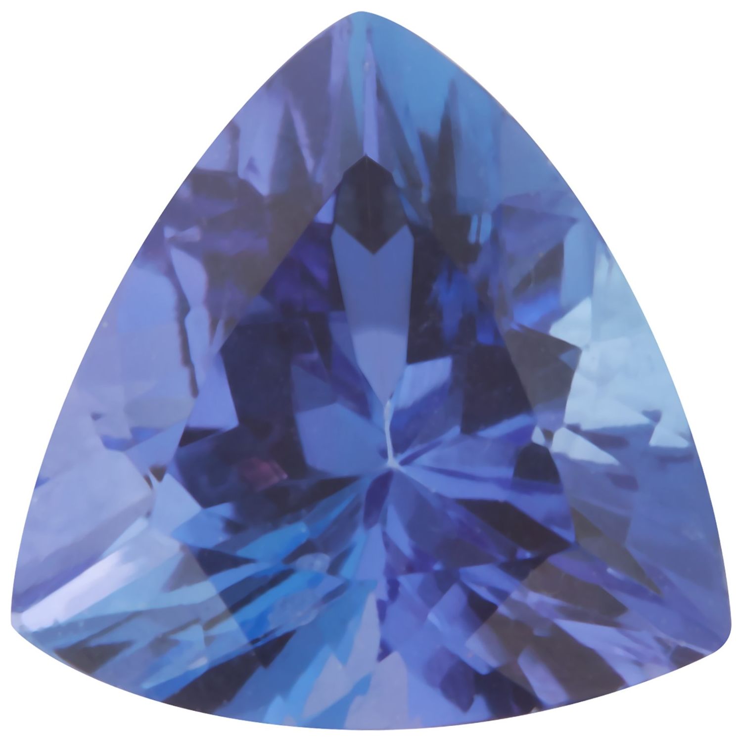 5.5 mm Trillion Natural Purple Tanzanite – Faceted Cut – AAA Quality — Sapphire Row
