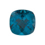5 mm Cushion Natural London Blue Topaz – Checkerboard-Cut – AA Quality — Sapphire Row