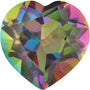 Lot of 10 – 5 mm Heart Natural Green Mystic Topaz – Faceted Cut – AA Quality — Sapphire Row
