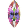 Lot of 10 – 8x4 mm Marquise Natural Green Mystic Topaz – Faceted Cut – AA Quality — Sapphire Row
