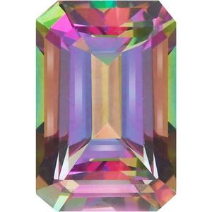 Lot of 10 – 6x4 mm Emerald Natural Green Mystic Topaz – Step-Cut – AA Quality — Sapphire Row
