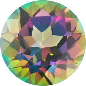 Lot of 10 – 6 mm Round Natural Green Mystic Topaz – Faceted Cut – AA Quality — Sapphire Row