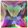 7 mm Square Natural Green Mystic Topaz – Princess-Cut – AA Quality — Sapphire Row