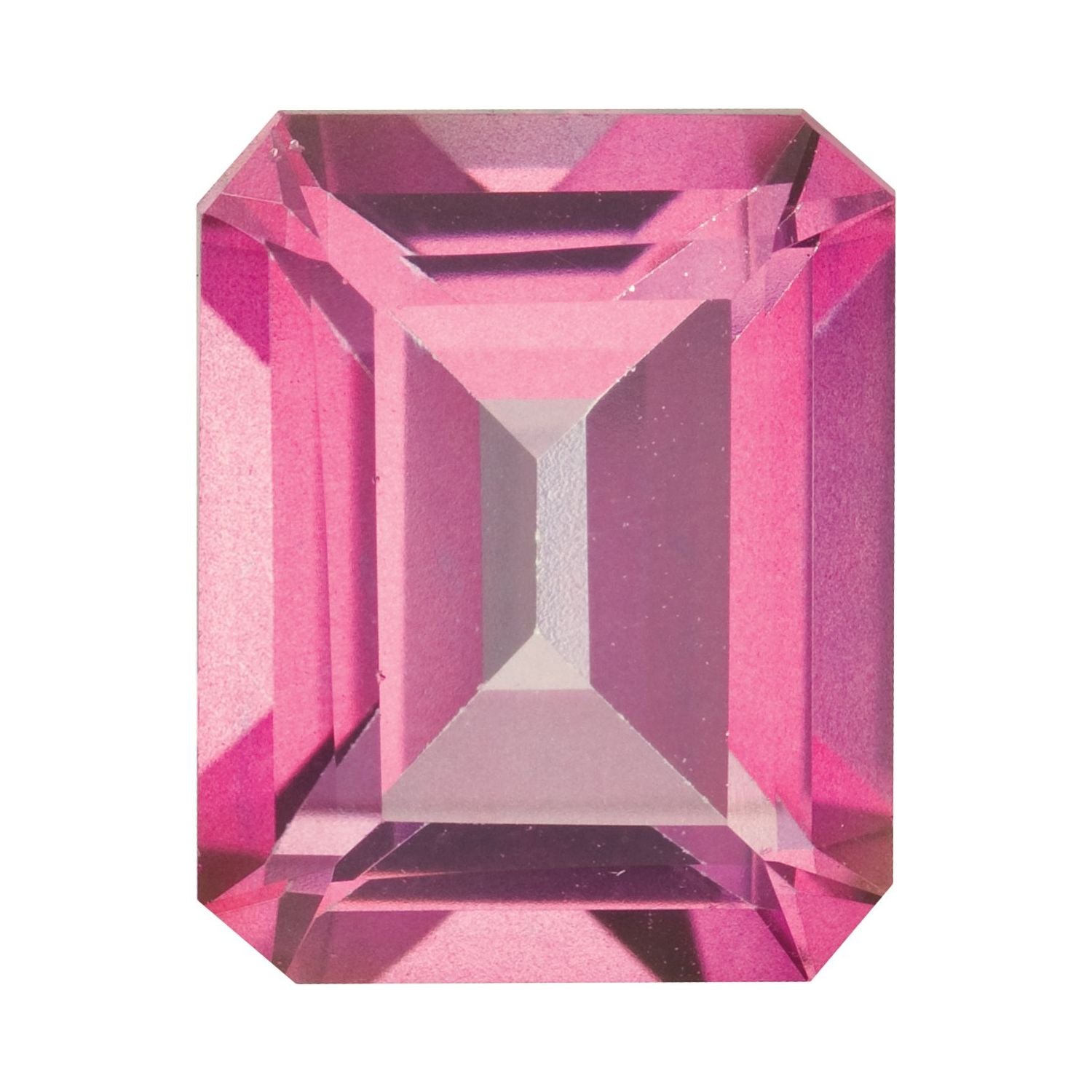 7x5 mm Emerald Natural Pure Pink Mystic Topaz – Step-Cut – AA Quality — Sapphire Row