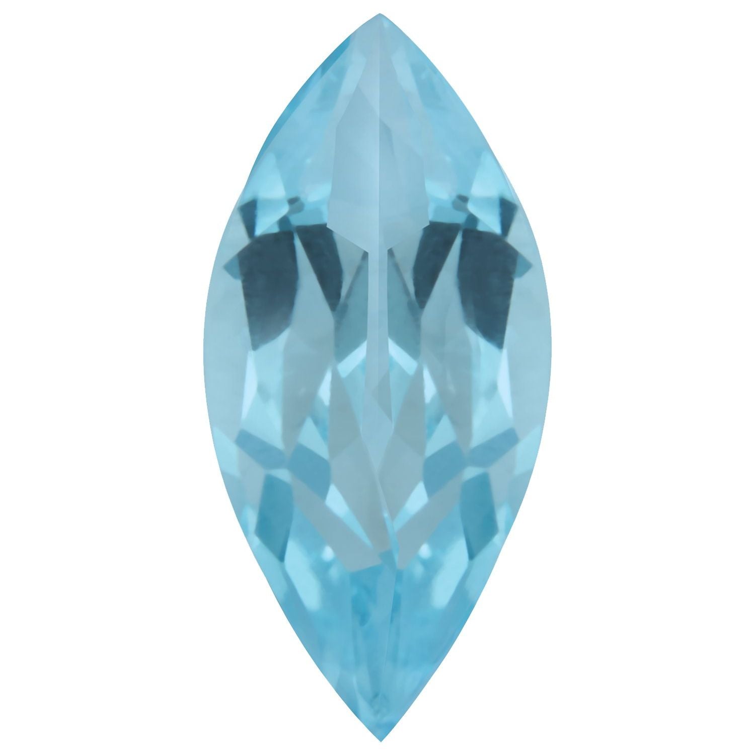 15x7 mm Marquise Natural Sky Blue Topaz – Faceted Cut – AA Quality — Sapphire Row
