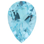9x6 mm Pear Natural Sky Blue Topaz – Faceted Cut – AA Quality — Sapphire Row