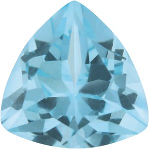 Lot of 10 – 5 mm Trillion Natural Sky Blue Topaz – Faceted Cut – AA Quality — Sapphire Row