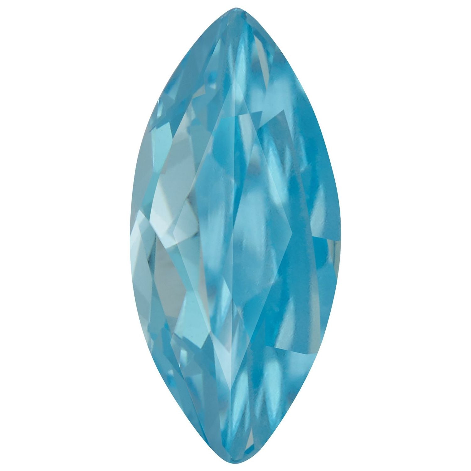 14x7 mm Marquise Natural Swiss Blue Topaz – Faceted Cut – AA Quality — Sapphire Row