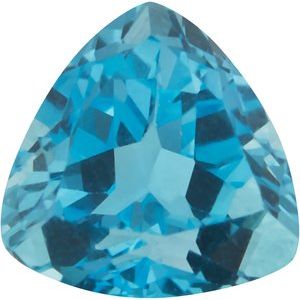 Lot of 10 – 5 mm Trillion Natural Swiss Blue Topaz – Faceted Cut – AA Quality — Sapphire Row