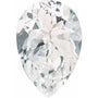Lot of 10 – 10x7 mm Pear Natural White Topaz – Faceted Cut – AA Quality — Sapphire Row