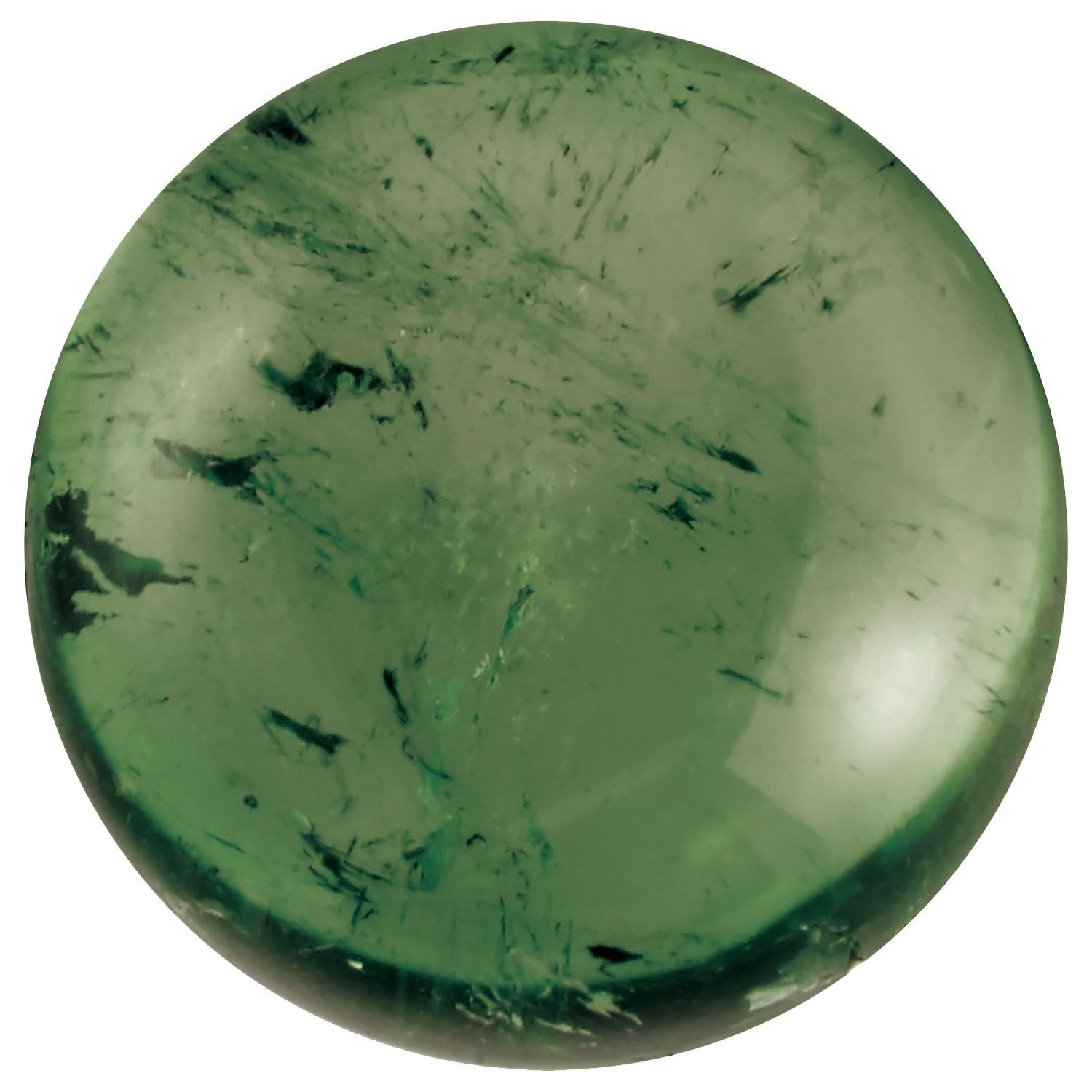 4 mm Round Natural Green Tourmaline – Cabochon Cut – A Quality — Sapphire Row