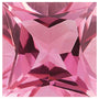 4 mm Square Natural Pink Tourmaline – Princess-Cut – AA Quality — Sapphire Row