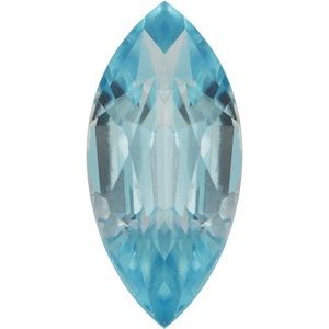 Lot of 10 – 4x2 mm Marquise Natural Blue Zircon – Faceted Cut – AA Quality — Sapphire Row