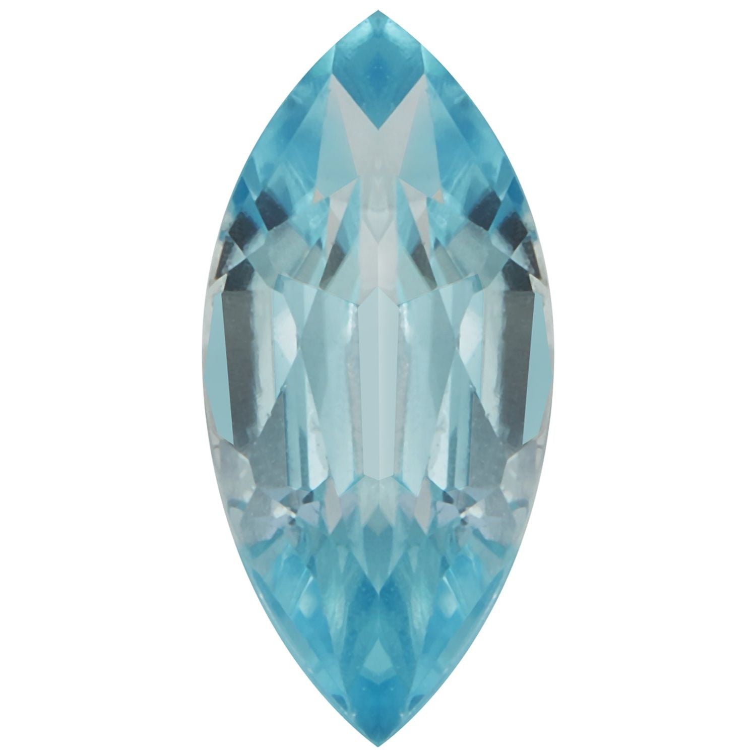 7x3.5 mm Marquise Natural Blue Zircon – Faceted Cut – AA Quality — Sapphire Row