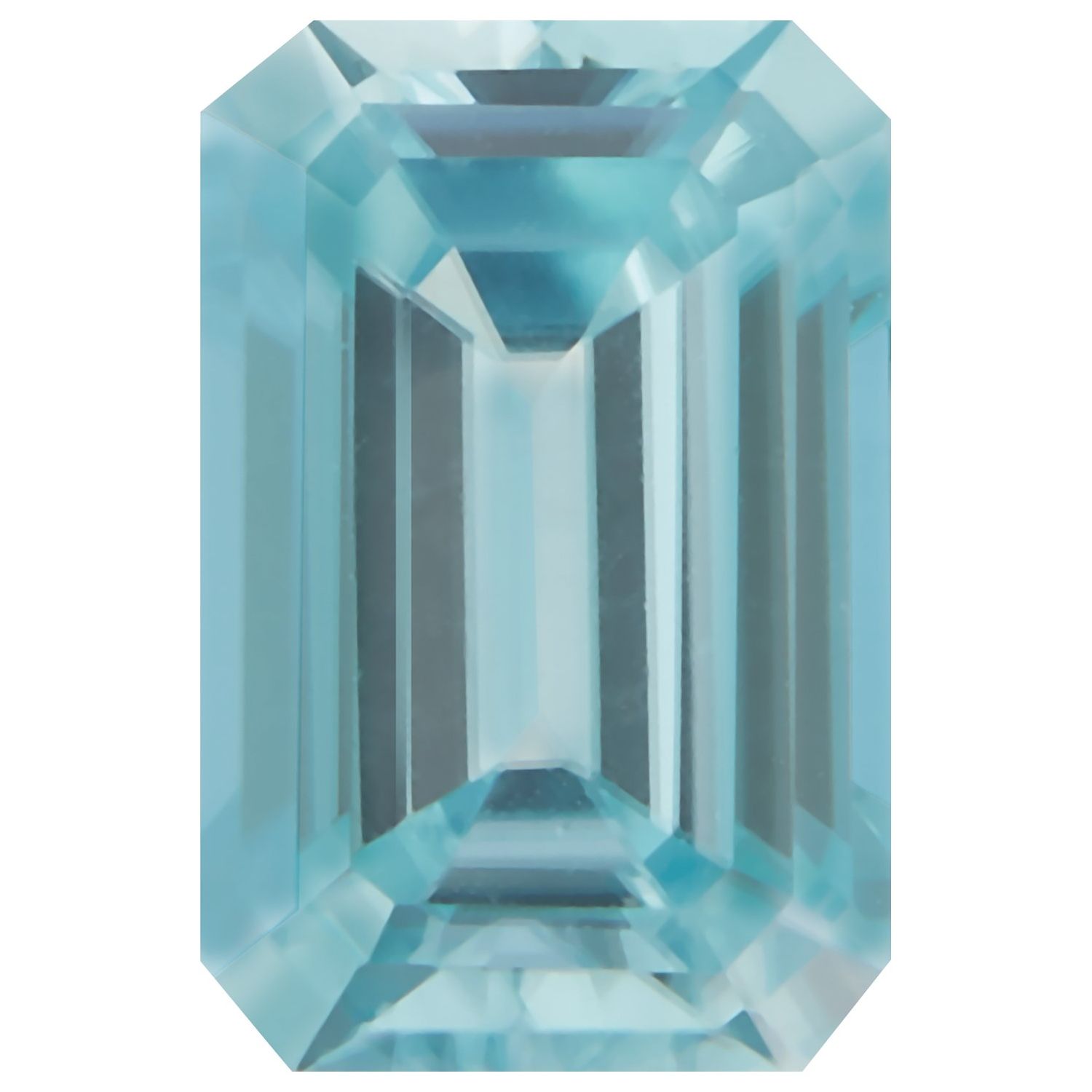 5x3 mm Emerald Natural Blue Zircon – Step-Cut – AA Quality — Sapphire Row