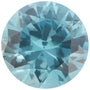 5.5 mm Round Natural Blue Zircon – Faceted Cut – AA Quality — Sapphire Row