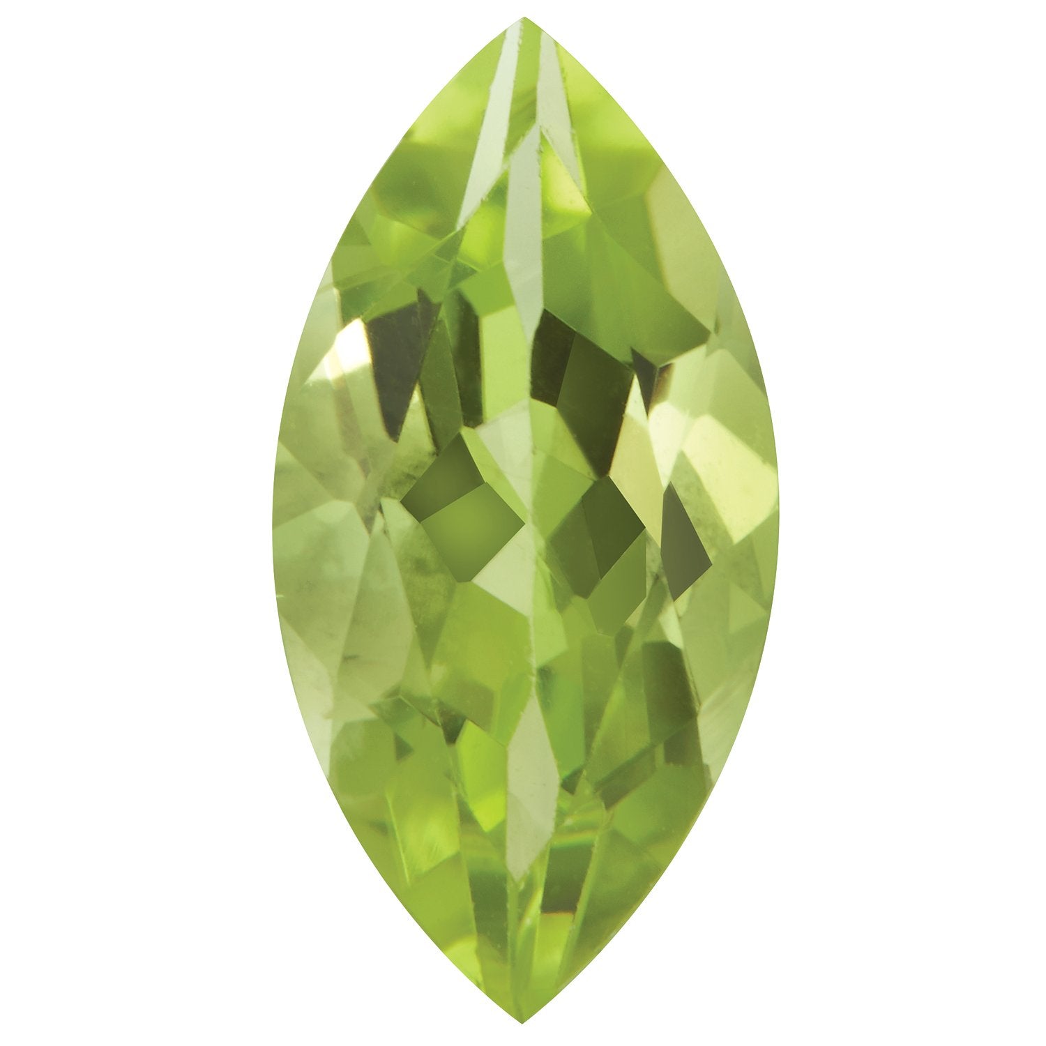 9x4.5 mm Marquise Natural Green Peridot – Faceted Cut – AA Quality — Sapphire Row