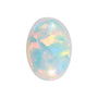 5x3 mm Oval Lab-Grown White Opal – Cabochon Cut – Eye-Clean Quality — Sapphire Row