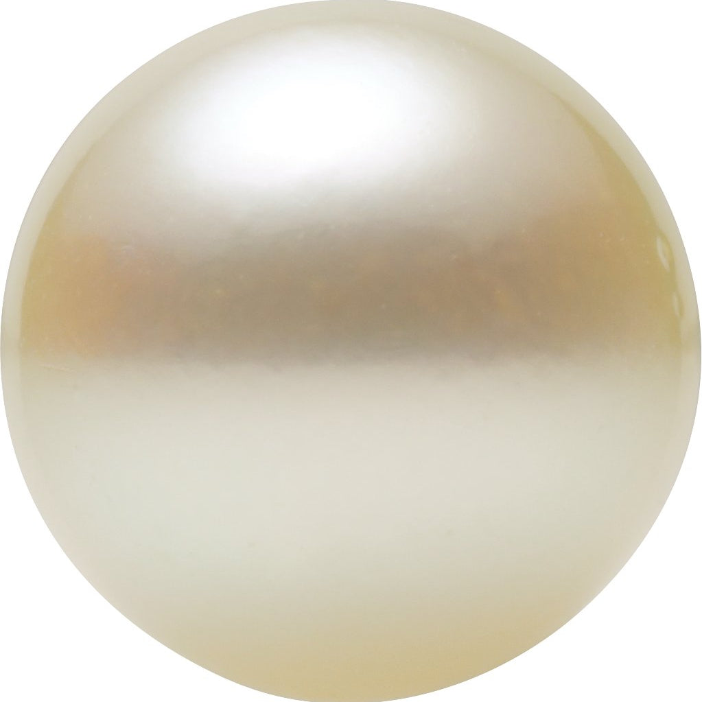 7 mm Round White Cultured Akoya Pearl – Half-Drilled – A Quality — Sapphire Row