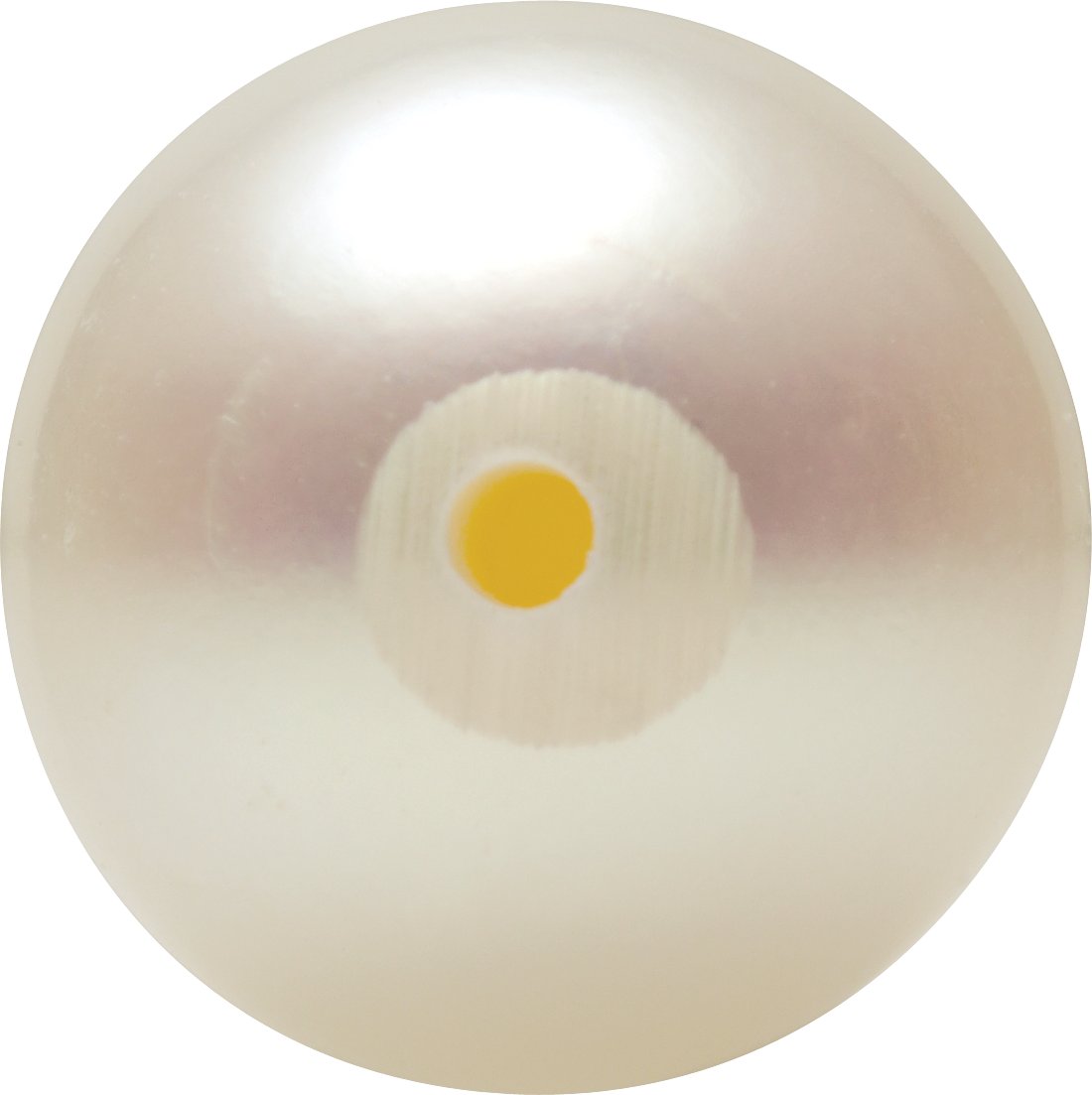 8 mm Seven Eighths White Cultured Akoya Pearl – Half-Drilled – AA Quality — Sapphire Row