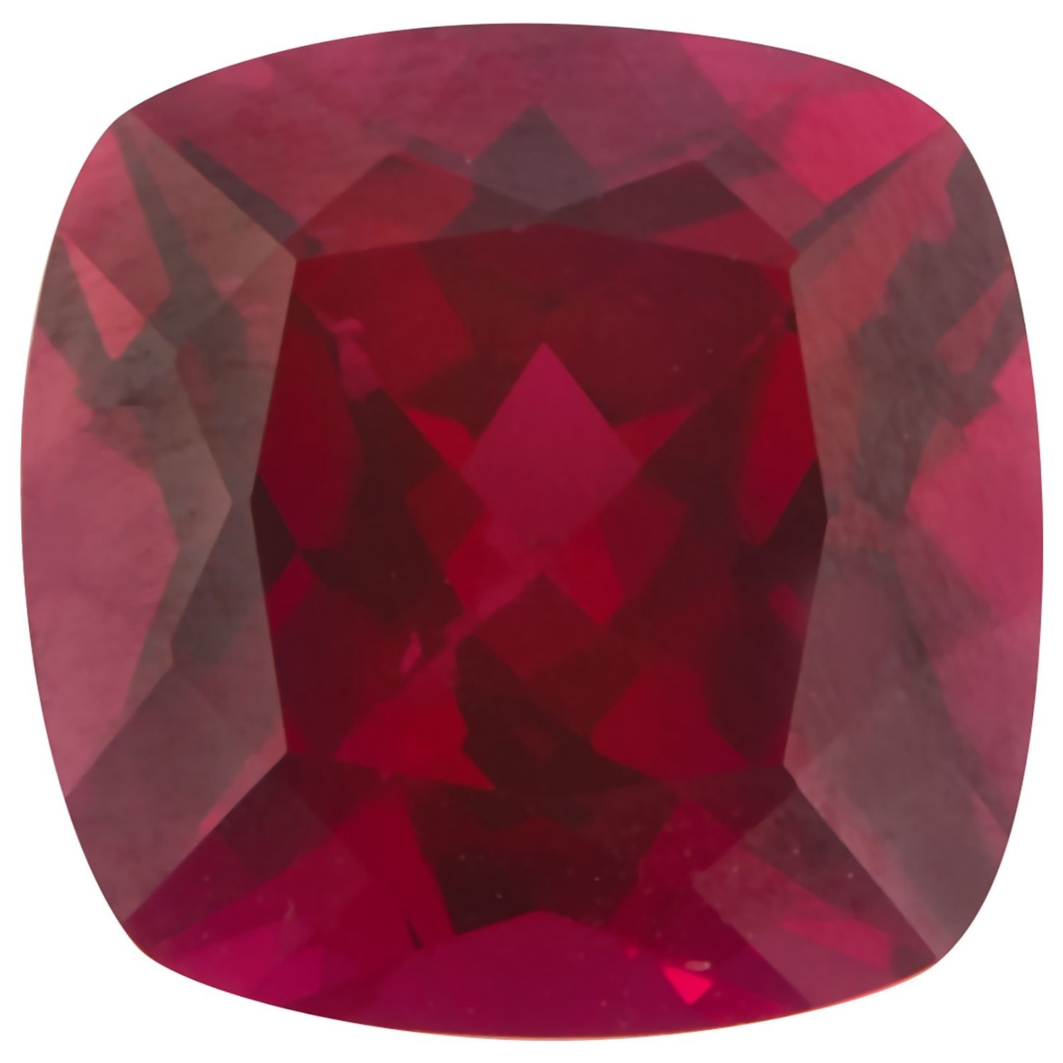 4 mm Cushion Lab-Grown Red Ruby – Faceted Cut – Eye-Clean Quality — Sapphire Row