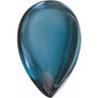 Lot of 10 – 5x3 mm Pear Natural London Blue Topaz – Cabochon Cut – AA Quality — Sapphire Row