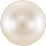 7.5 mm Near Round White Cultured Freshwater Pearl – Half-Drilled – A Quality — Sapphire Row