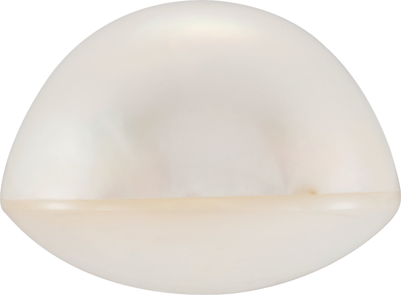 12 mm Round White Cultured Pearl – Mabe – Standard Quality — Sapphire Row