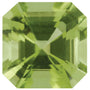 5 mm Asscher Natural Green Peridot – Step-Cut – AA Quality — Sapphire Row