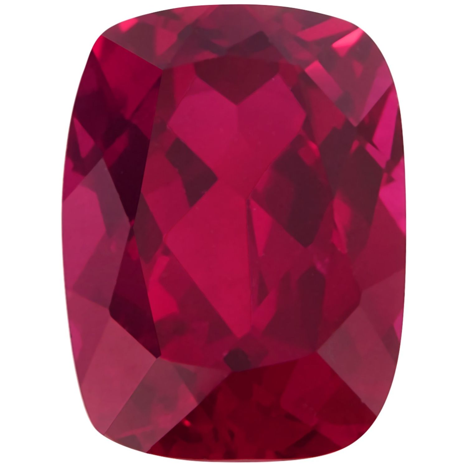 8x6 mm Antique Cushion Lab-Grown Red Ruby – Faceted Cut – Eye-Clean Quality — Sapphire Row
