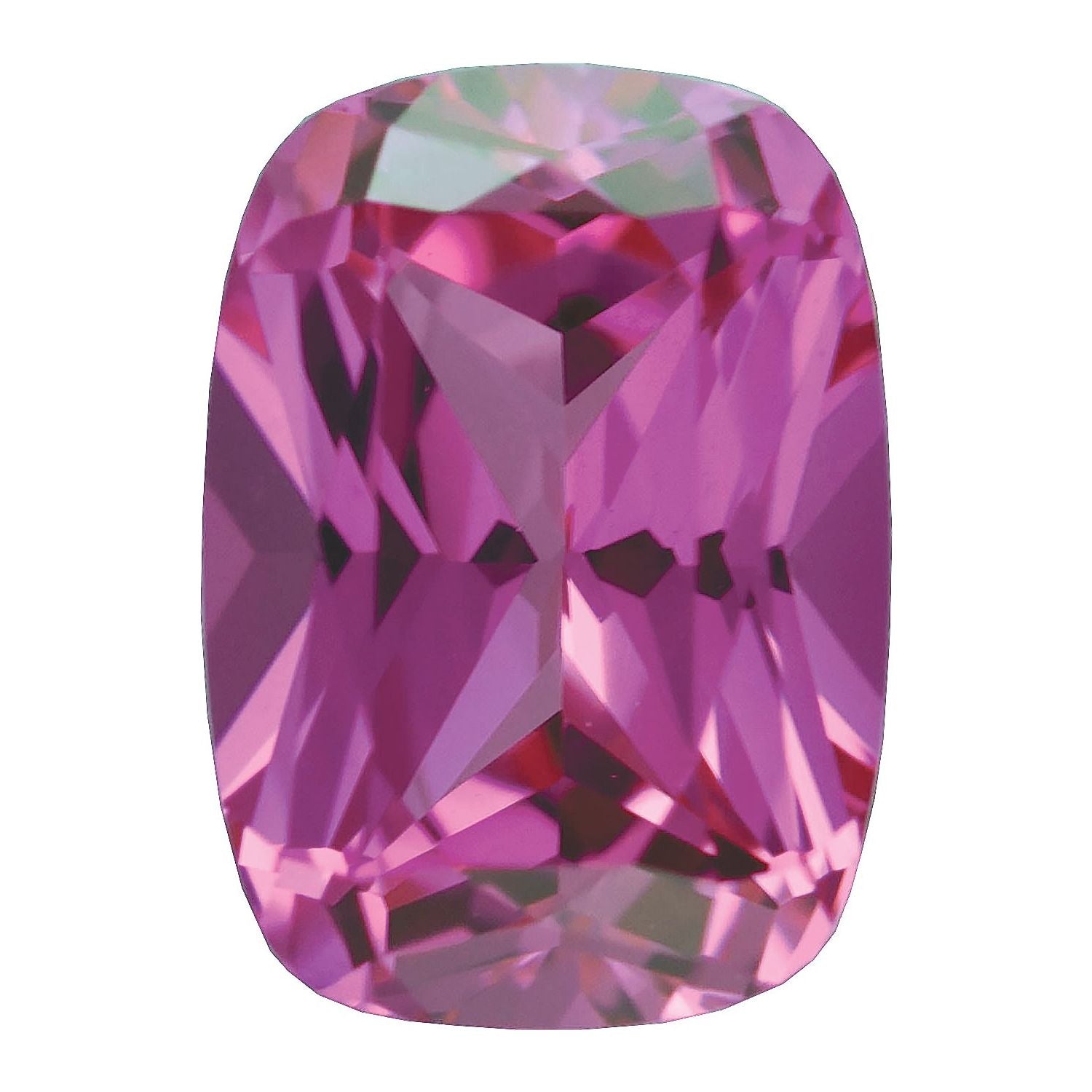 7x5 mm Antique Cushion Lab-Grown Pink Sapphire – Faceted Cut – Eye-Clean Quality — Sapphire Row