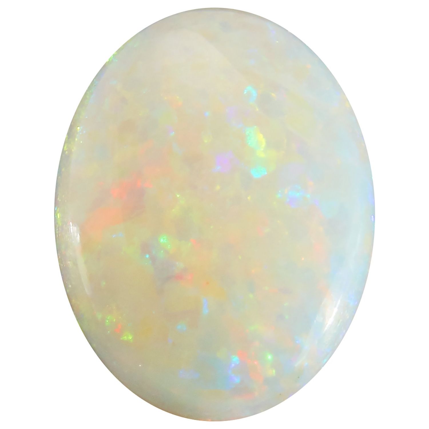 5x3 mm Oval Natural White Opal – Cabochon Cut – AAA Quality — Sapphire Row