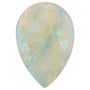15x12 mm Pear Natural White Opal – Cabochon Cut – AA Quality — Sapphire Row