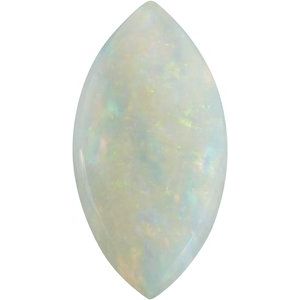 Lot of 10 – 5x2.5 mm Marquise Natural White Opal – Cabochon Cut – A Quality — Sapphire Row