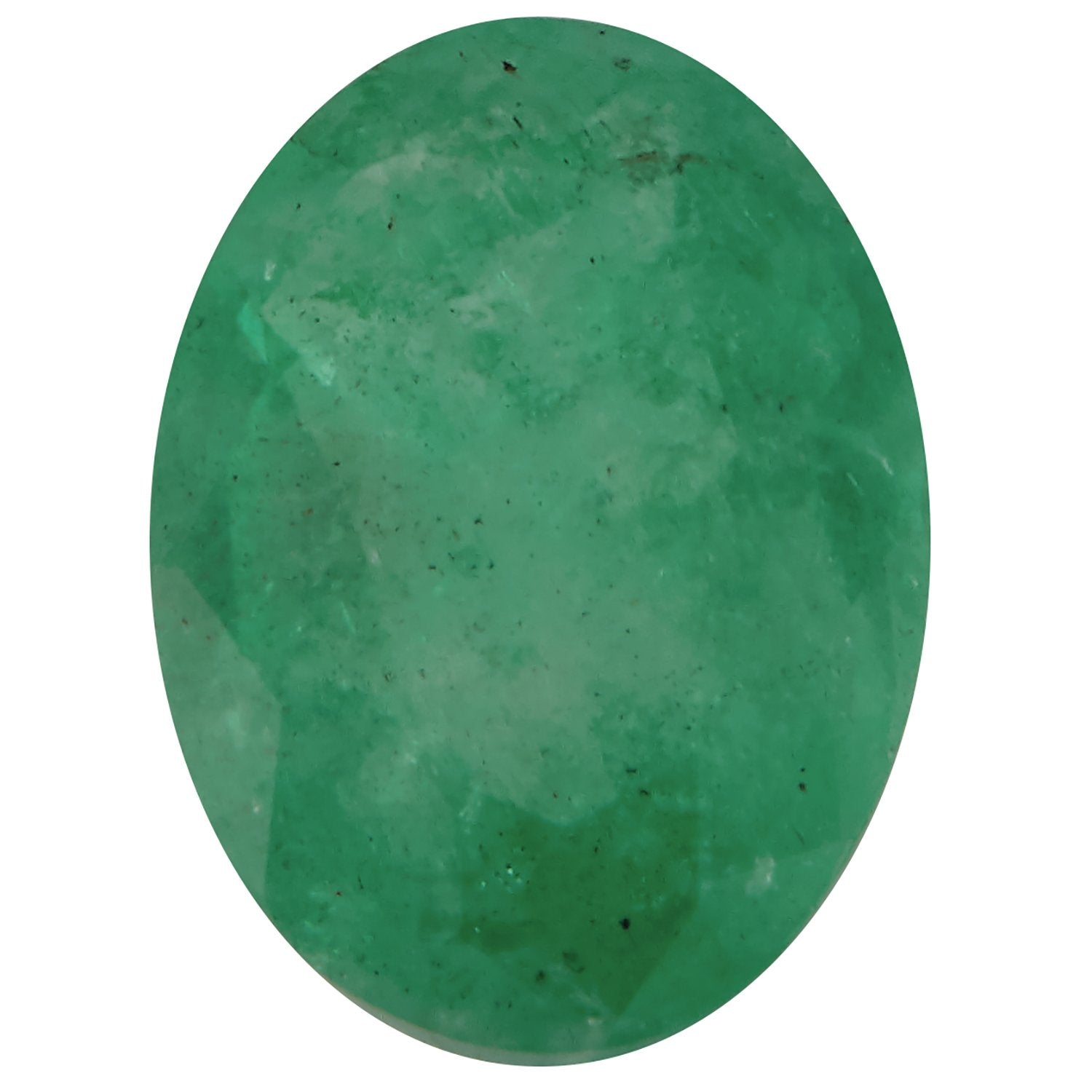 6x4 mm Oval Natural Green Emerald – Faceted Cut – Commercial Quality — Sapphire Row