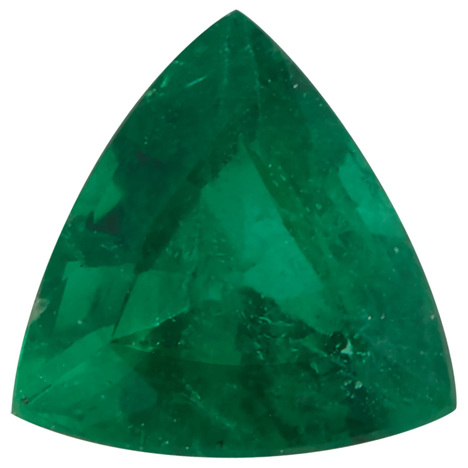 4.5 mm Trillion Natural Green Emerald – Faceted Cut – AA Quality — Sapphire Row