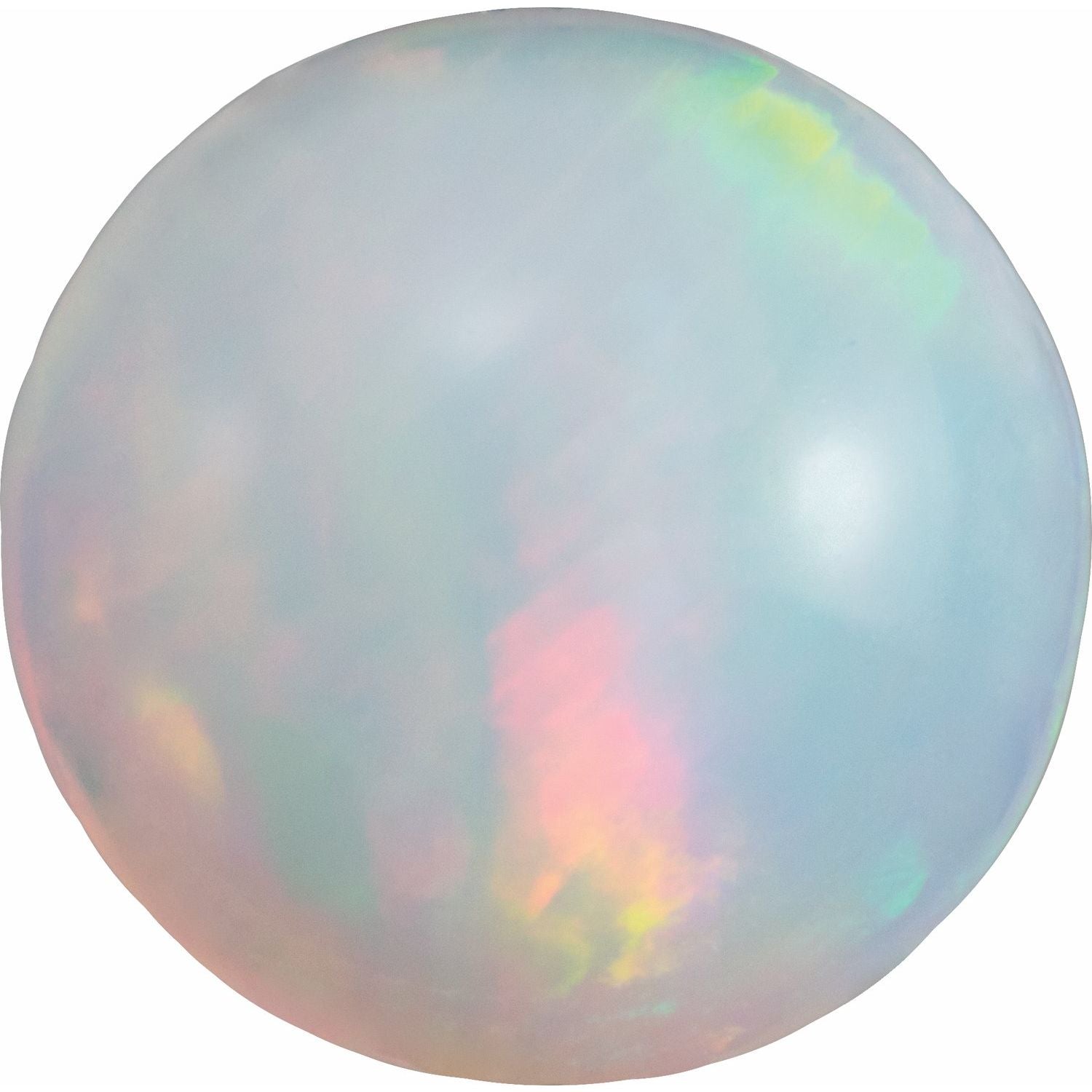 5 mm Round Natural Ethiopian Opal – Cabochon Cut – Standard Quality — Sapphire Row