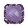 10 mm Cushion Natural Purple Amethyst – Double-Sided Checkerboard-Cut – A Quality — Sapphire Row