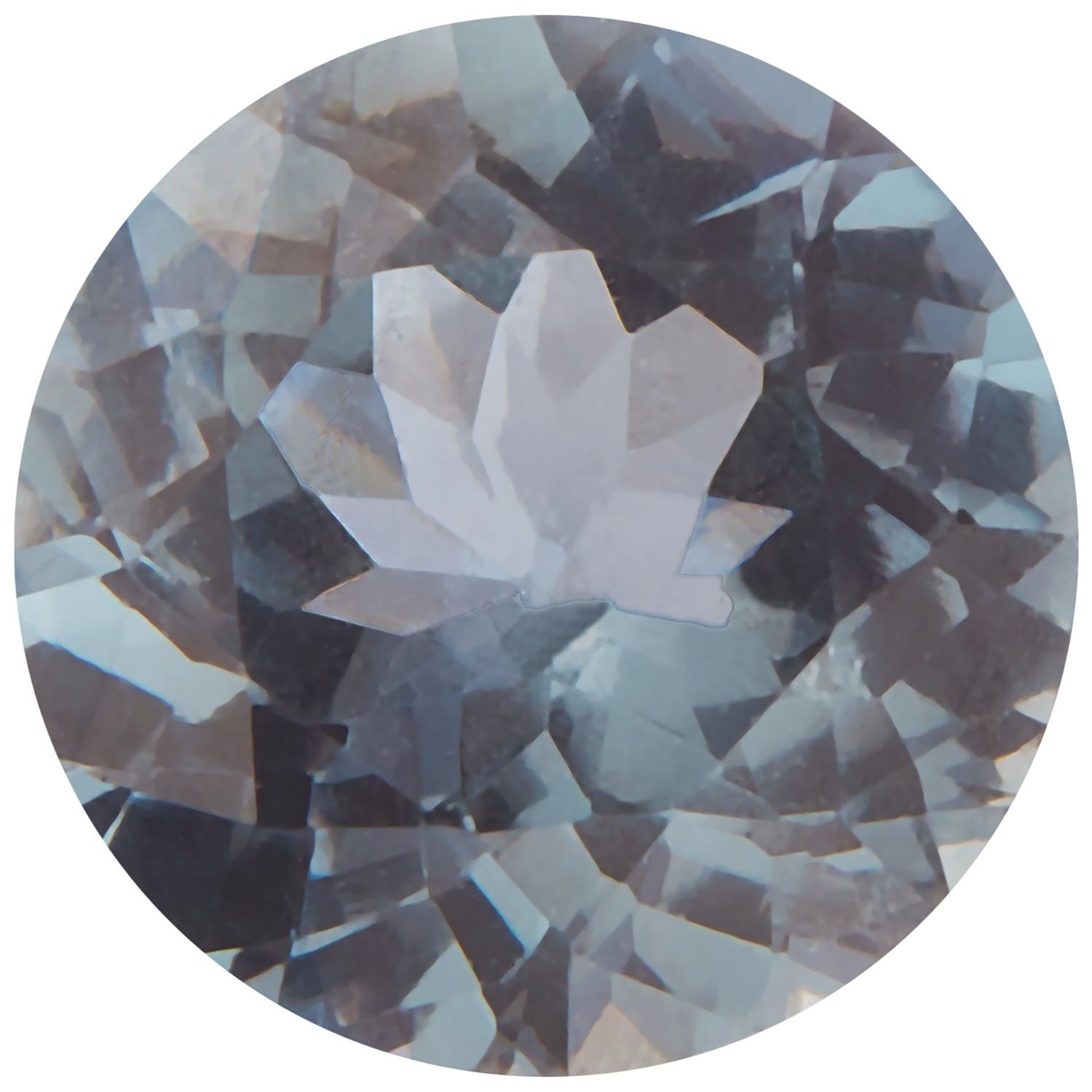 5 mm natural gray spinel, round cut | Sapphire Row