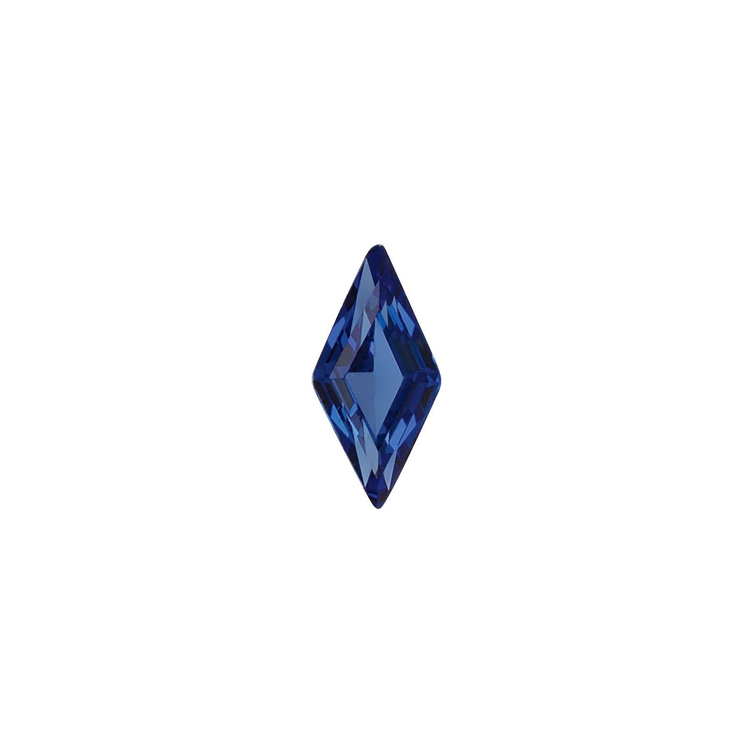 4x2.5 mm Lozenge Lab-Grown Blue Sapphire – Step-Cut – Eye-Clean Quality — Sapphire Row