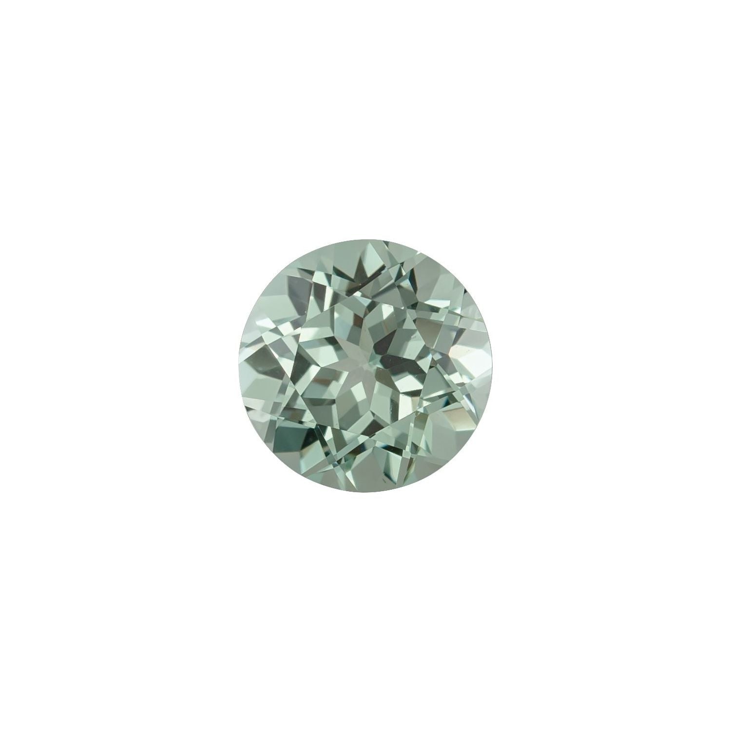 12 mm Round Lab-Grown Green Sapphire – Faceted Cut – Eye-Clean Quality — Sapphire Row