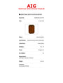 Sapphire Row 4.12 ct Natural Hessonite Garnet Honey Yellow, Emerald Cut, AIG Certified
