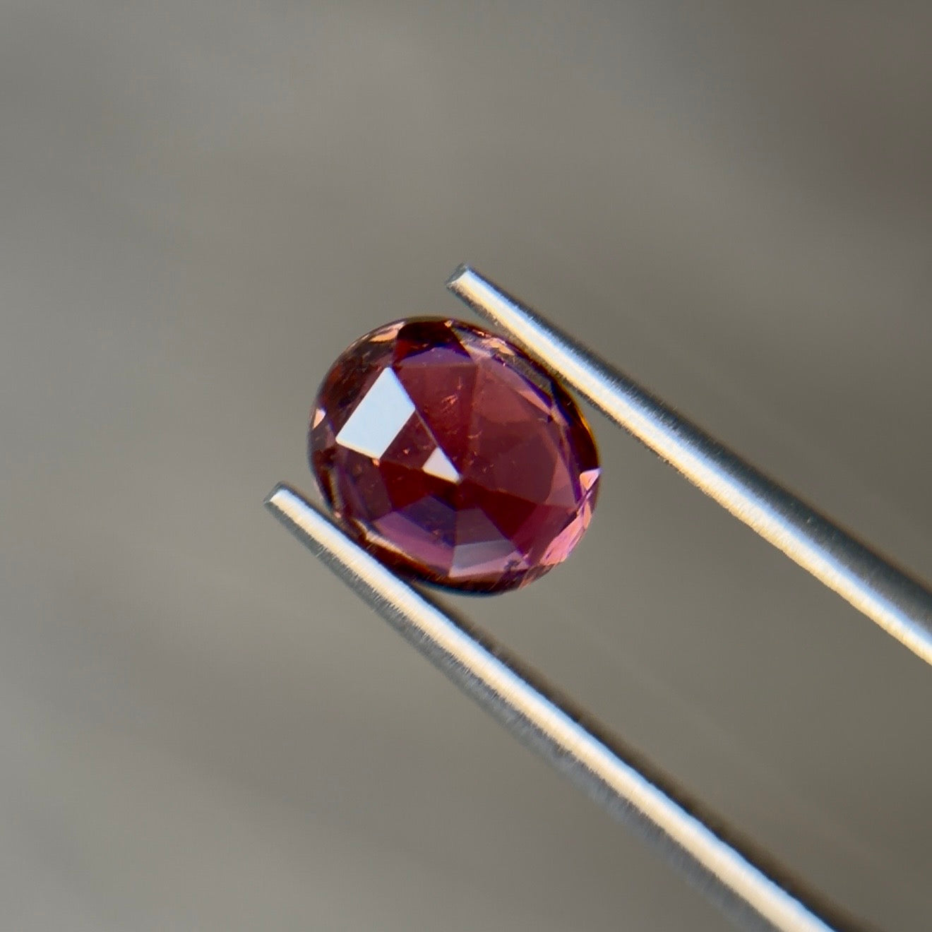 1.16 ct Natural Tourmaline (Rubellite) Purple Red – Oval Cut – AIG Certified