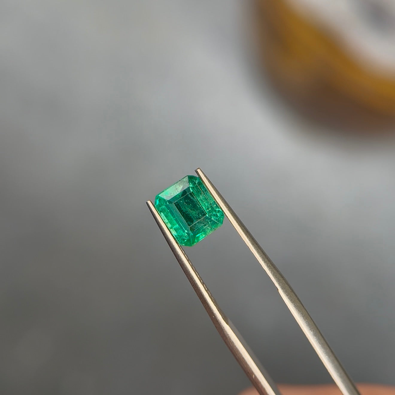 1.76 ct Natural Intense Green Emerald (Minor Clarity Enhancement) – Emerald Cut – Zambia – Guild Certified