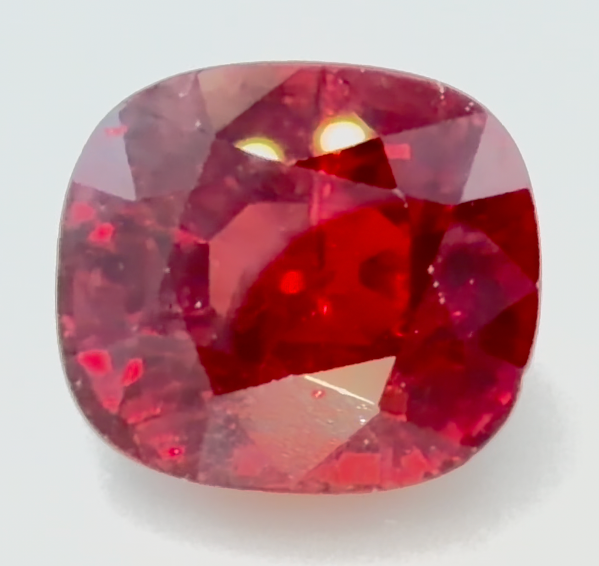 5.52 ct Red Ruby – Cushion Cut – Heated – Madagascar